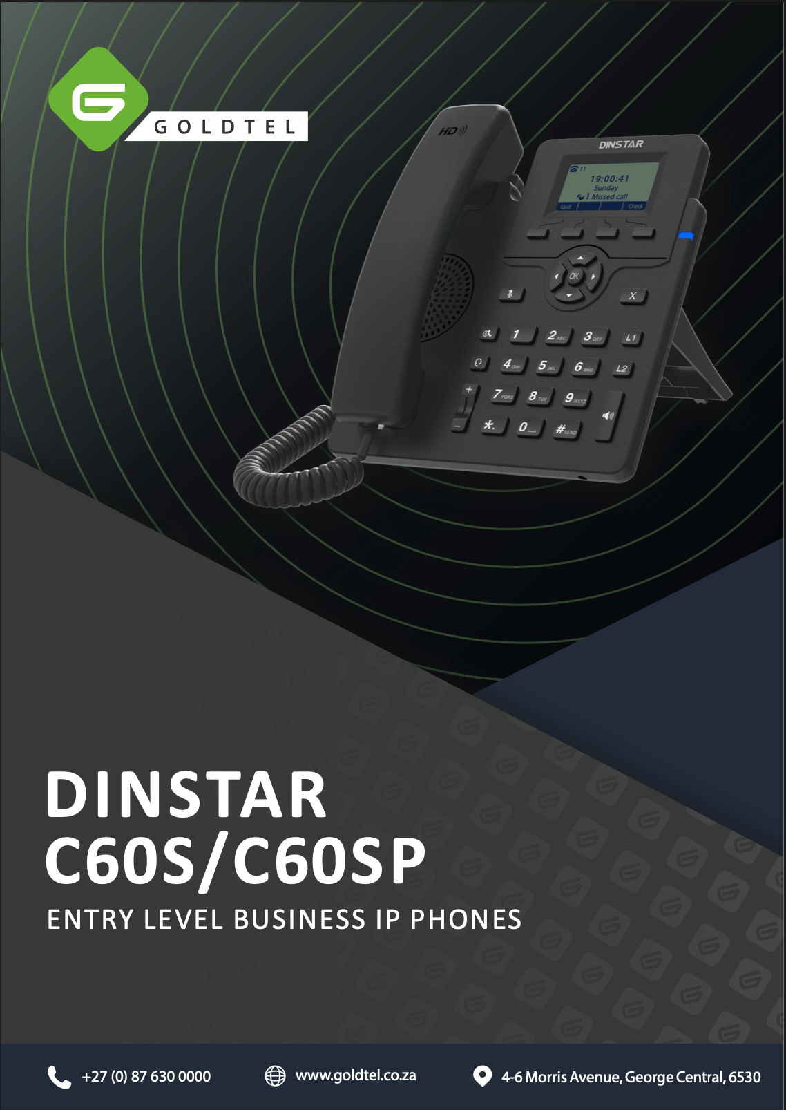 Dinstar C60S/C60SP Datasheet