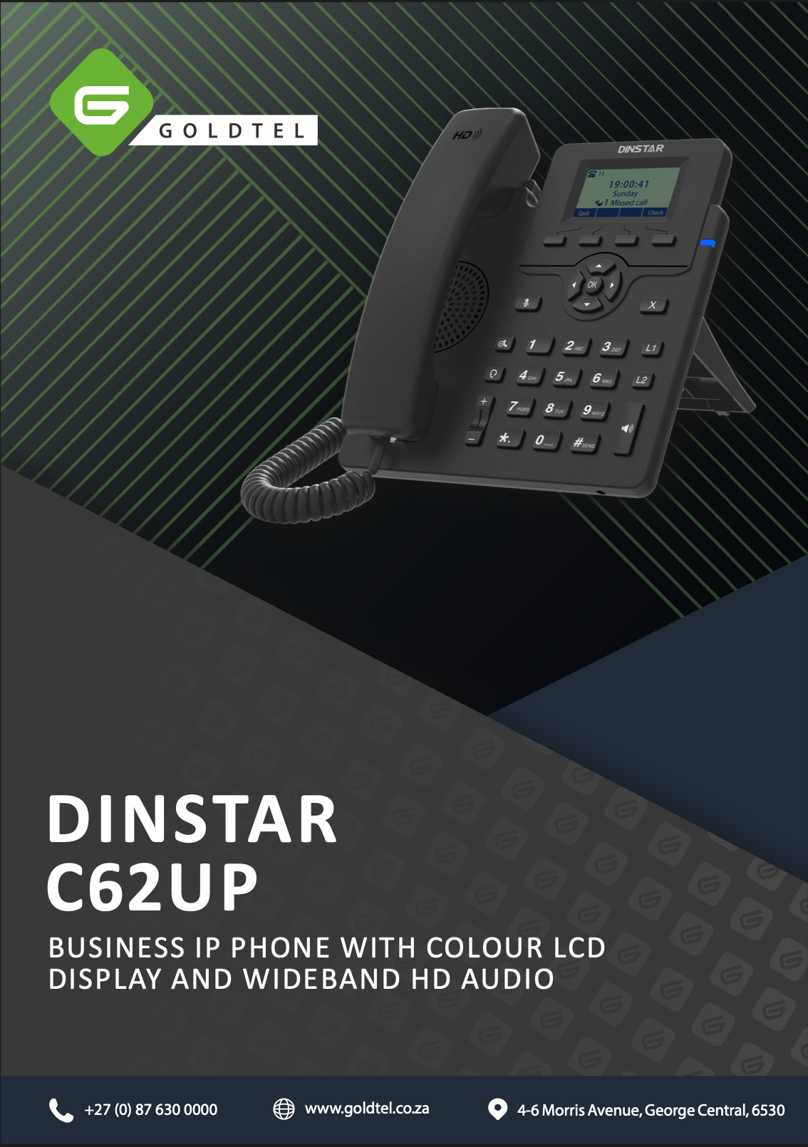 Dinstar C62UP IP Phone Datasheet V2