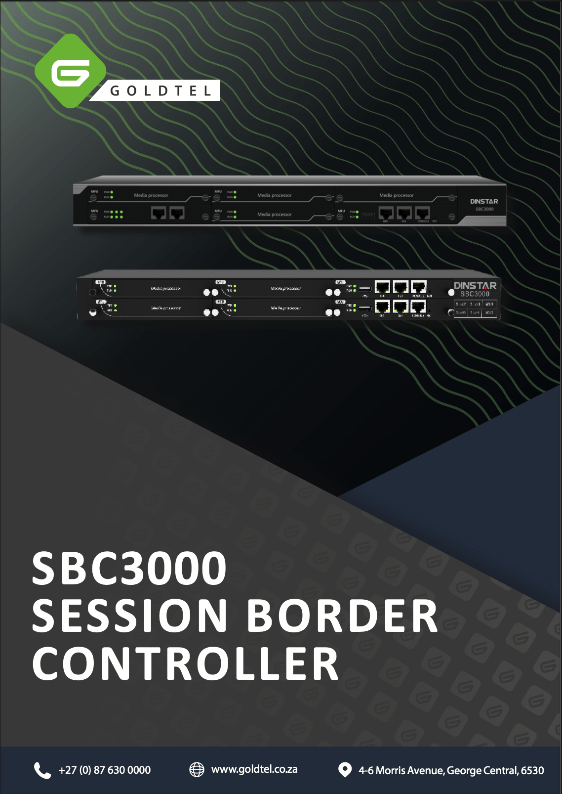 Dinstar SBC3000 Session Border Controller Datasheet V2