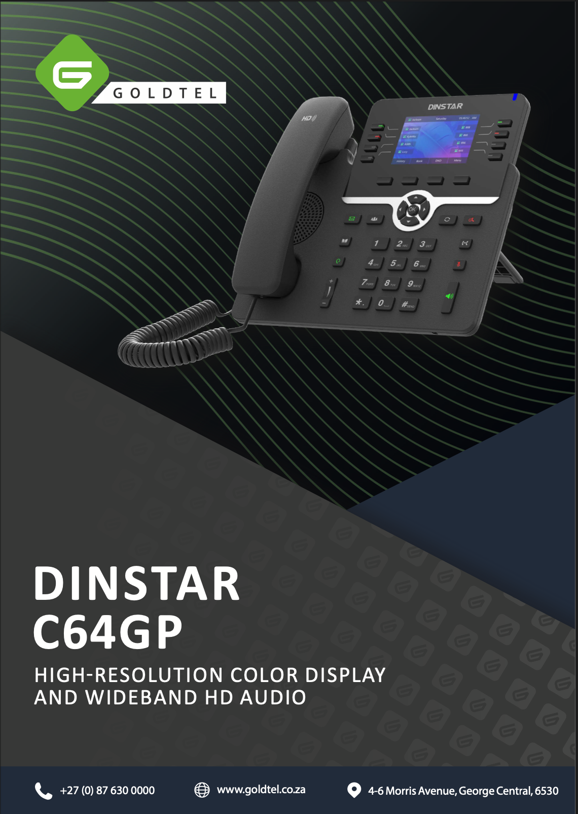 Dinstar C64GP IP Phone Datasheet V2