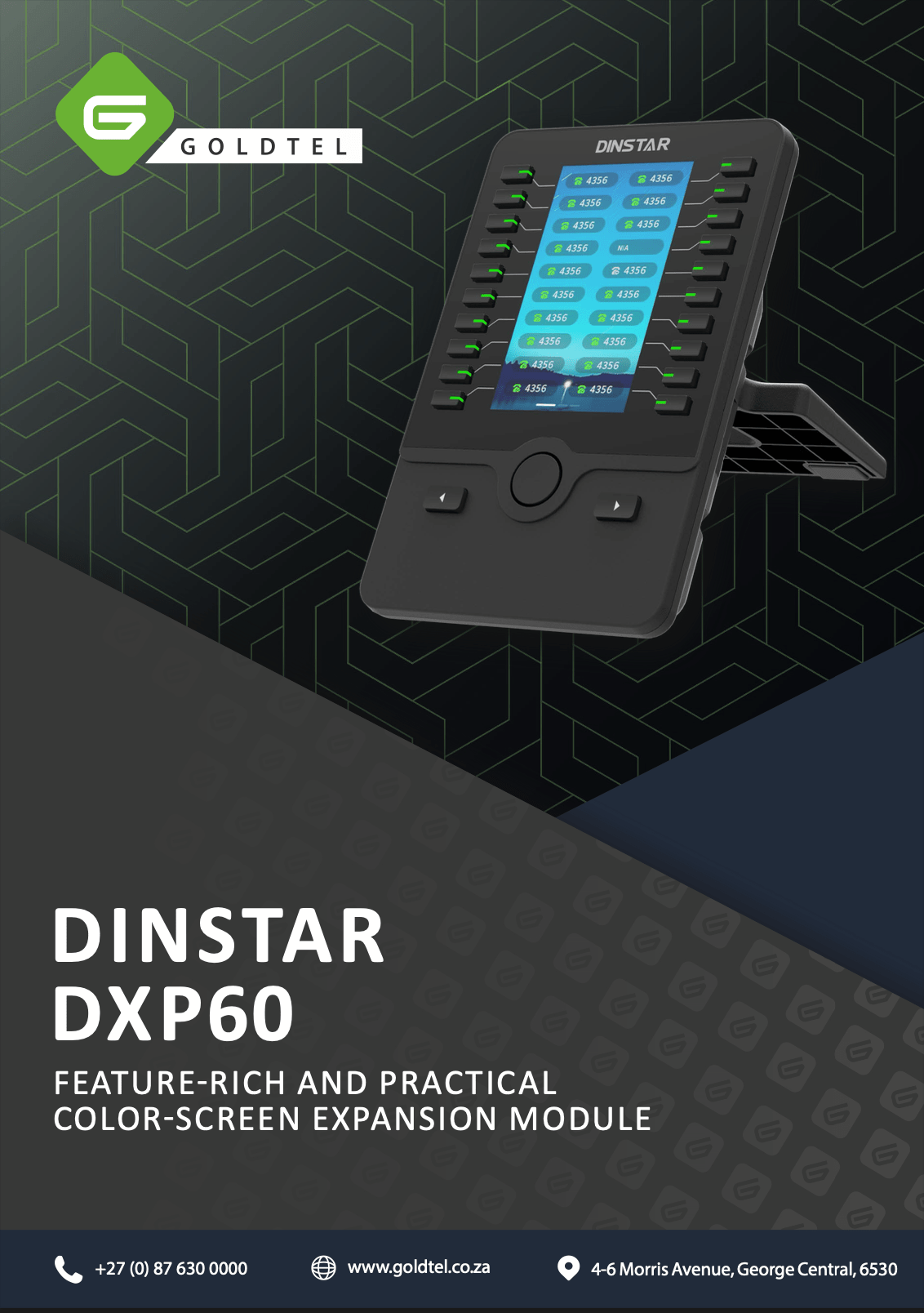 Dinstar DXP60 Expansion Module Datasheet V3